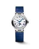 Longines PrimaLuna 34 Automatic Moonphase Stainless Steel / Silver - Roman (L8.126.4.71.2)