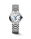 Longines PrimaLuna 34 Automatic Moonphase Stainless Steel / Silver - Roman / Bracelet (L8.126.4.71.6)