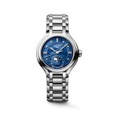 Longines PrimaLuna 34 Automatic Moonphase Stainless Steel / Blue MOP (L8.126.4.97.6)