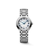 Longines PrimaLuna 30 Stainless Steel / Silver - Roman / Bracelet (L8.142.4.71.6)