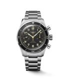 Longines Spirit Chronograph Flyback 39.5 Stainless Steel / Black / Bracelet (L3.721.4.53.6)