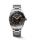 Longines Spirit Zulu Time 39 Stainless Steel / Black / Bracelet (L3.802.4.50.6)