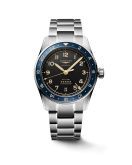 Longines Spirit Zulu Time 39 Stainless Steel / Black - Blue / Bracelet (L3.802.4.60.6)