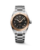 Longines Spirit Zulu Time 1925 39 Stainless Steel - Pink Gold / Black / Bracelet / 100 Years (L3.803.5.53.6)