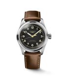 Longines Spirit Automatic 39 Stainless Steel / Black / Leather (L3.809.4.53.2)