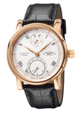 Mühle Glashütte Robert Mühle Auf/Ab GOLD White / Strap (M1-11-25-LB)