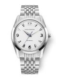 Nivada Grenchen Antarctic 35 White - White Luminova / Stainless Steel / Beads of Rice (35005M04)