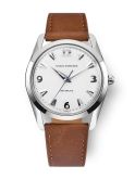 Nivada Grenchen Antarctic 35 White - White Luminova / Stainless Steel / Brown (35005M16)