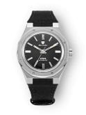 Nivada Grenchen F77 Stainless Steel / Black / Velcro (68000A77-BC)