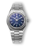 Nivada Grenchen F77 Stainless Steel / Blue / Bracelet (68001A77)