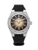 Nivada Grenchen F77 Stainless Steel / Brown Smoked / Black / Velcro (68002A77-BC)