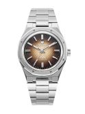 Nivada Grenchen F77 Stainless Steel / Brown Smoked / Bracelet (68002A77)