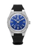 Nivada Grenchen F77 Stainless Steel / Lapis Lazuli / Velcro (68009A77-BC)