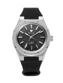 Nivada Grenchen F77 Stainless Steel / Meteorite / Velcro (68016A77-BC)