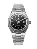 Nivada Grenchen F77 Date Stainless Steel / Black / Bracelet (69000A77)