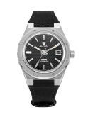 Nivada Grenchen F77 Date Stainless Steel / Black / Velcro (69000A77-BC)