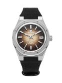 Nivada Grenchen F77 Date Stainless Steel / Brown Smoked / Velcro (69002A77-BC)