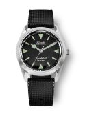 Nivada Grenchen Super Antarctic Black - Green Luminova / Stainless Steel / Tropic (32026A01)