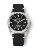 Nivada Grenchen Super Antarctic Black - Green Luminova / Stainless Steel / Black - White (32026A15)