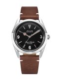 Nivada Grenchen Super Antarctic 3.6.9. Black / Stainless Steel / Brown - White (32032A14)