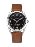 Nivada Grenchen Super Antarctic 3.6.9. Black / Stainless Steel / Brown (32032A16)