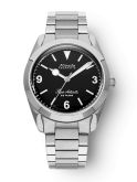 Nivada Grenchen Super Antarctic 3.6.9. Black - No Vintage Effect / Stainless Steel / Flat Link (32039A20)