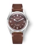 Nivada Grenchen Super Antarctic 3.6.9. Brown - White Luminous / Stainless Steel / Brown - White (32040A14)