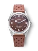Nivada Grenchen Super Antarctic 3.6.9. Brown - White Luminous / Stainless Steel / Brown Racing (32040A23)