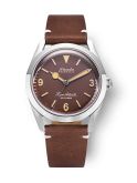 Nivada Grenchen Super Antarctic 3.6.9. Brown - Beige Luminous / Stainless Steel / Brown - White (32041A14)