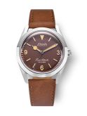 Nivada Grenchen Super Antarctic 3.6.9. Brown - Beige Luminous / Stainless Steel / Brown (32041A16)