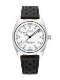 Nivada Grenchen Super Antarctic White / Stainless Steel / Black Racing (32065A10)