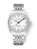 Nivada Grenchen Super Antarctic 3.6.9. White - White Luminous / Stainless Steel / Beads of Rice (32067A04)