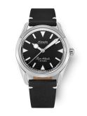 Nivada Grenchen Super Antarctic 35 Black - White Luminova / Stainless Steel / Black - White (35014M15)