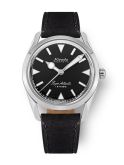 Nivada Grenchen Super Antarctic 35 Black - White Luminova / Stainless Steel / Black (35014M17)