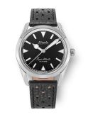 Nivada Grenchen Super Antarctic 35 Black - White Luminova / Stainless Steel / Black Racing (35014M40)