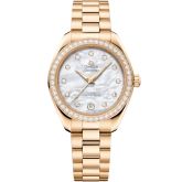 Omega Seamaster Aqua Terra 150M Master Co-Axial 30 Moonshine Gold - Diamond / MOP - Diamond / Bracelet (220.55.30.20.55.001)