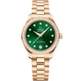 Omega Seamaster Aqua Terra 150M Master Co-Axial 30 Moonshine Gold - Diamond / Green - Diamond / Bracelet (220.55.30.20.60.001)