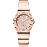 Omega Constellation Manhattan 28 Quartz Sedna Gold - Diamond / Rose Supernova (131.55.25.60.52.001)