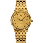 Omega De Ville Prestige Automatic 34.7 Yellow Gold / Champagne / Bracelet (4100.11.00)