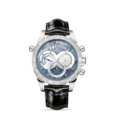 Omega De Ville Co-Axial 41 Chronoscope Rattrapante Platinum Baguette / MOP (4642.72.31)