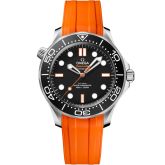 Omega Seamaster Diver 300M Master Co-Axial 42 No-Date Stainless Steel / Black - Orange / Rubber (210.32.42.20.01.006)