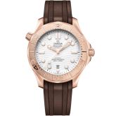 Omega Seamaster Diver 300M Master Co-Axial 42 Sedna Gold / White / Rubber (210.52.42.20.04.001)