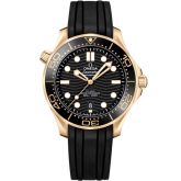 Omega Seamaster Diver 300M Master Co-Axial 42 Moonshine Gold / Black / Rubber (210.62.42.20.01.003)