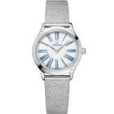 Omega Mini Trésor Quartz 26 Stainless Steel - Diamond / White Enamel / Bracelet (428.15.26.60.04.002)