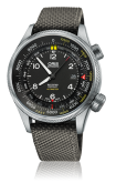 Oris Big Crown ProPilot Altimeter Feet / Grey Textile (01 733 7705 4134-Set 5 23 17FC)