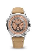 Patek Philippe World Time Chronograph 5935 Stainless Steel / Salmon (5935A-001)