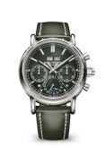 Patek Philippe Perpetual Calendar Split-Seconds Chronograph 5204 White Gold / Olive (5204G-001)