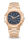Patek Philippe Nautilus Travel Time Rose Gold / Blue (5990/1R-001)