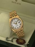 Rolex 116238-0060 : Datejust 36 Yellow Gold Fluted / Jubilee