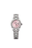 Rolex Lady-Datejust 28 White Gold - Diamond / President / Pink - Diamond (279139RBR-0005)